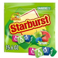 STARBURST Sour Chewy Candy Fruit Chews, Share Size Resealable Pouch, Multi picture