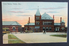Union Station Toledo OH Posted DB Postcard picture