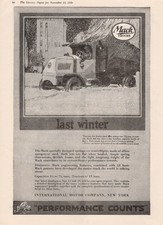 1920 Mack Trucks International Motor Co New York Performance Counts Antique Ad picture