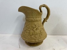 Antique W. Ridgway Relief Scene From Robert Burns poem Tam O'Shanter Pitcher picture