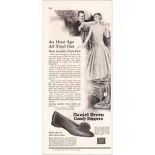 1927 Daniel Green Slippers Original Vintage Print Ad picture