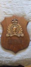 RCMP Royal Canadian Mounted Police Award Plaque picture