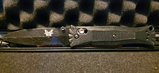 Benchmade 530 Pardue Black Serrated Clip Point Pocketknife Liner Lock Clip picture