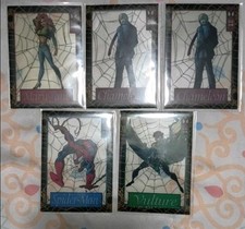 (5) x 1994 Fleer Amazing Spider-Man Suspended Animation Acetate - Spiderman + 4 picture