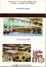 La Jolla Village Inn La Jolla CA Restaurant Vintage Large Matchbook Cover 4ML2-9 picture