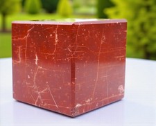 Large 80MM Red Jasper Crystal Cube Healing Crystal Cube For Home Office Decor picture
