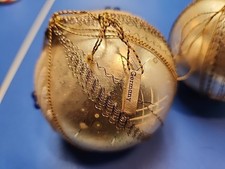 Two Vintage Wire-Wrapped Christmas Ornaments, Made In Germany picture