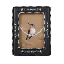 SIKOO Small Vintage Picture Frames 2.5x3.5 Antique Mini Black Picture Frame Wall picture