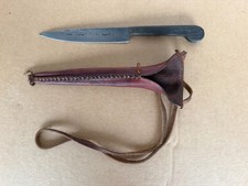 18th Century Style Trade Knife by Mark McCoun – 6,000 Year Old Bog Oak Handle picture