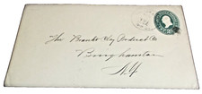 NOVEMBER 1894 NEW YORK ONTARIO & WESTERN NYO&W ENVELOPE ONEIDA & NEW YORK RPO picture