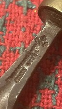 Antique Gouge Chisel 3/8 Cast Steel Stamped picture
