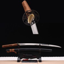 Handmade Unokubi Zukuri 1095 High Carbon Steel Katana Japanese Samurai Sword picture