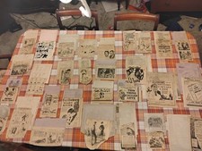 1928–1929 Original Movie Theater Advertising Lot – Newspaper Ad Mats / Flongs 30 picture