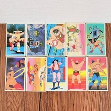Kinnikuman Menko Card Lot of 10 Vintage Showa Japanese M.U.S.C.L.E. Kakumen picture