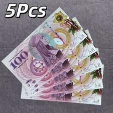 5Pcs New Junee Fantasy Banknote 2022, 100 Rommel, Bee Girl Polymer, UNC picture