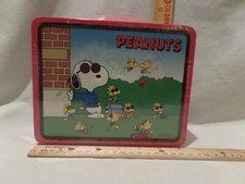 NEW 1998 PEANUTS LUNCH BOX METAL TIN SERIES 1 COLLECTIBLE NOS picture