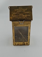 Brass Stonebridge Folding Candle Lantern Replica 1908 WWI Trench Lamp with Case picture