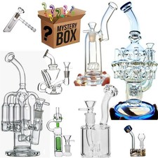 Blind Box Random Style Glass Water Pipe recycle rig Smoking Hookah bong 1pcs US picture