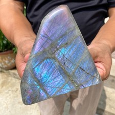 2.5LB Top Labradorite Crystal Stone Natural Rough Mineral Specimen Healing picture