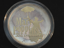 1999 Disney Mary Poppins 35th Anniversary 1 oz .999 Silver Proof COA Box picture