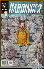HARBINGER #1-A (2012) SIGNED JOSHUA DYSART w/COA VALIANT MOVIE IN DEVELOPMENT NM picture