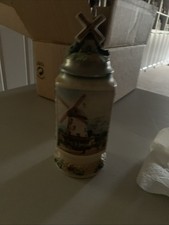 Anheuser-Busch Heritage Series Bevo Mill Lidded Collectible Beer Stein picture