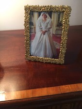 Antique Brass Rococo Picture Frame picture