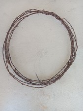 30' FEET REAL RUSTY BARBED WIRE CRAFT VINTAGE WESTERN ART picture