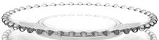 Imperial Glass-Ohio Candlewick Clear  Salad Plate 1676130 picture