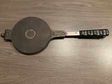 Vintage JOTUL Cast Iron Pizelle Krumcake Crepe Maker Press Product of Norway picture