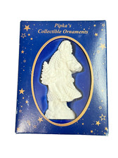 Pipka White Ukranian Santa Claus Father Christmas Ornament Boxed picture