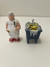 Vintage Chef  & Kitchen Sink OCI Salt and Pepper Shakers With Dishes In The Sink picture