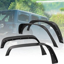 4PCS Fender Flares for 2007-2018 Jeep Wrangler JK & JKU Unlimited Road Liner Set picture