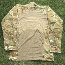 Massif Army Combat Shirt Mens Medium Multicam Flame Resistant Made in USA picture