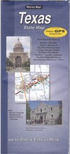 Texas State Paper Folding Road Map  picture