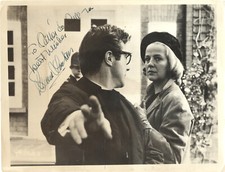 ENGLISH FILM DIRECTOR BRYAN FORBES, SIGNED VINTAGE STILL PHOTO. picture