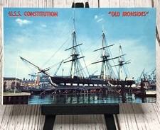 U.S.S. Constitution Old Ironsides Navy Yard, Boston, Massachusetts MA Postcard picture