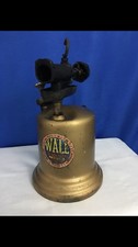 Vtg Blowtorch Wall Mfg Pistogrip Brass Soldering Tool Welding Blow Torch picture