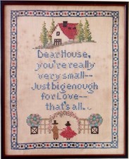 Early 20thC American Needlepoint Sampler Circa, 1920. picture