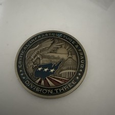 ICE Critical Infrastructure Fraud Challenge Coin picture