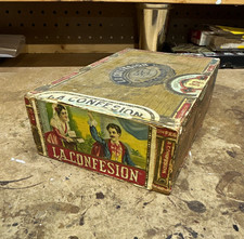La Confesion Vintage Habana Wooden Cigar Box 