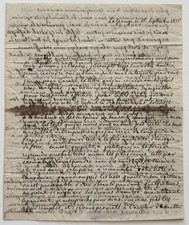 1835 Georges Washington De Lafayette ALS - La Grange Estate picture