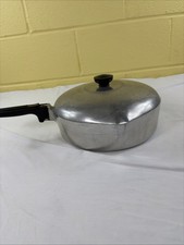 VTG Wagner Ware Sidney -O-Magnalite 4569-P Deep Chicken Frying Pan Skillet w/Lid picture