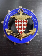 Yacht Club de Monaco YCM Badge Emblem Grille Grille Automobile ACM Monte Carlo picture