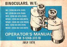 38 Page 1976 TM 9-1240-372-10 BINOCULARS M3 M7 M13 M15 M16 M17 Manual on Data CD picture