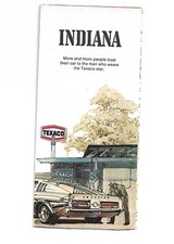 1972 Indiana Highway Map, Texaco, Rand McNally picture
