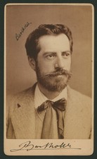 FREDERIC A. BARTHOLDI - AUTOGRAPHED SIGNED PHOTOGRAPH picture