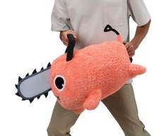 SEGA Chainsaw Man Pochita Grande BIG Plush doll JAPAN RARE 27.55in picture