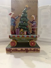 Jim Shore Heartwood Creek On Track With All The Trimmings Figurine 2008 picture