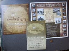 Springfield Illinois Old State Capitol Restoration 3 Piece Set Abraham Lincoln + picture